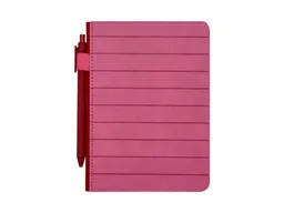 Libreta Elásticas Con Lápiz Rosado 13 x 18 Casaideas