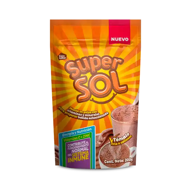 Super Sol Bebida en Polvo Achocolatada