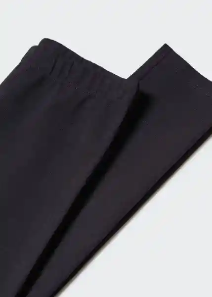 Leggings Elio Negro Talla 06 Niña Mango