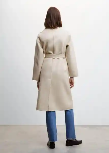 Abrigo Batin Crudo Talla 24 Mujer Mango