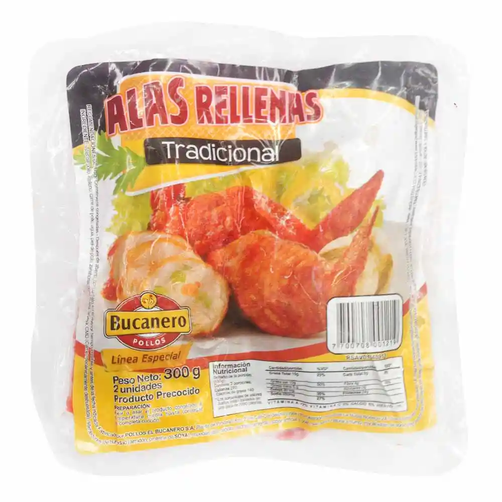 Bucanero Ala Rellena Tradicional