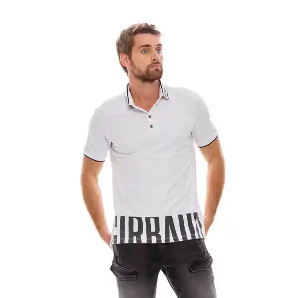 Marithé Francois Girbaud Polo Manga Corta Blanca Talla S