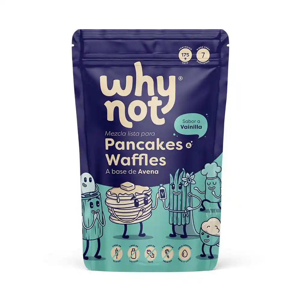 Mezcla Pancakes Avena Vainilla Why Not