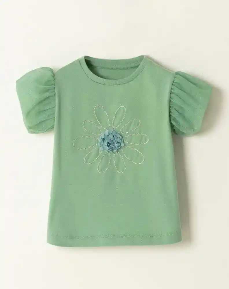 Camiseta Manga Corta 2t-verde6188