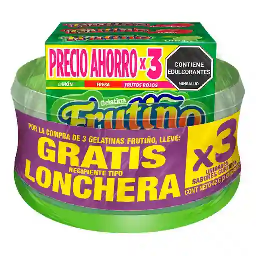 Oferta Mezcla Gelatina Limon Fresa Frutino