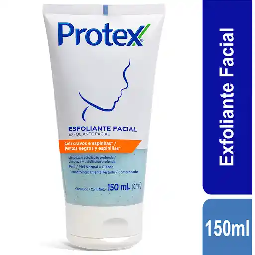 Jabón Exfoliante Facial Protex Puntos Negros 150ml