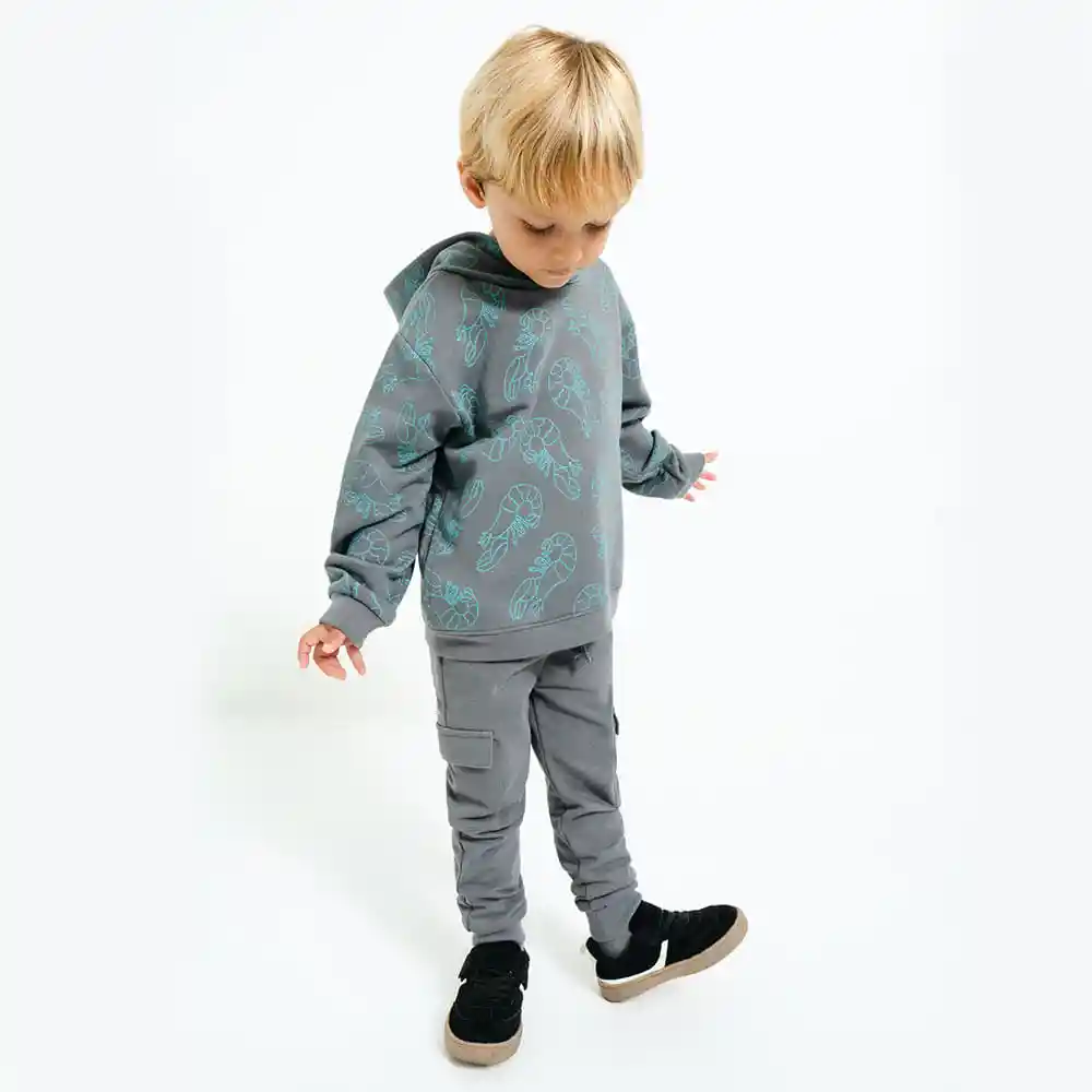 Buzo Con Capucha Manga Larga en Poliéster Bebito Brand Baby Fresh