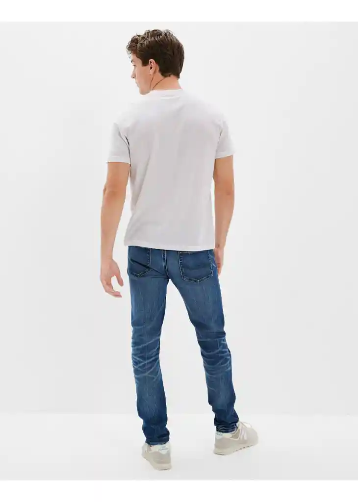 Jean Skinny Azul Talla 30 X 30 Hombre American Eagle