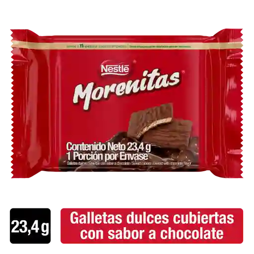 Galletas MORENITAS cubiertas con chocolate 23,4g