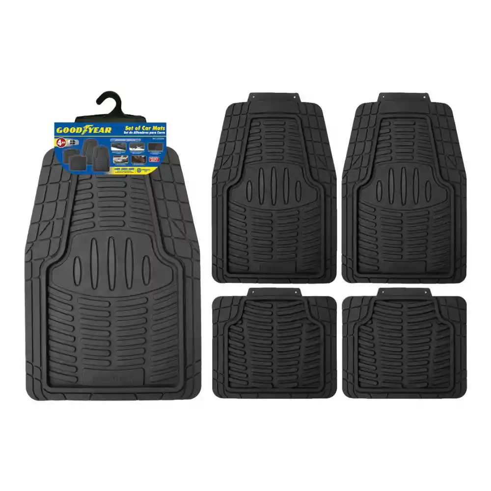 Set de Tapetes Para Carro Paralelo X4 Piezas Goodyear 9912302451