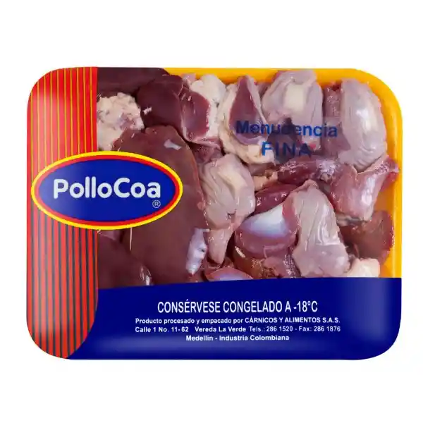 Pollocoa Menudencia Fina de Pollo