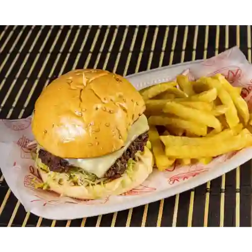 Combo Hamburguesa de Carne & Papas Frita