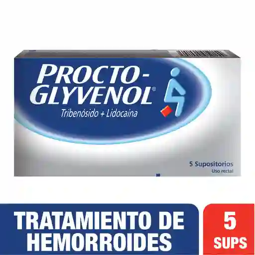 Procto Glyvenol Supositorios (5 g / 2 g)
