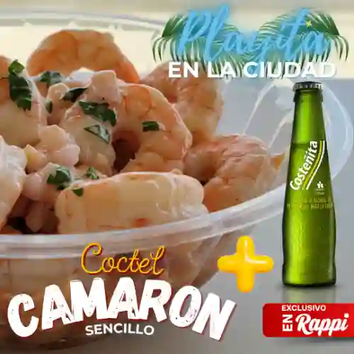 Coctel de Camarón Senc + 1 Costeñita Bot