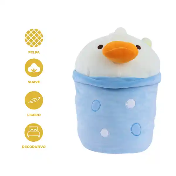 Peluche Pato Buceador Serie Milk Tea Miniso