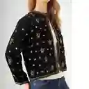 Chaqueta Negro Puro Ultraoscuro Talla S 422F216 Esprit