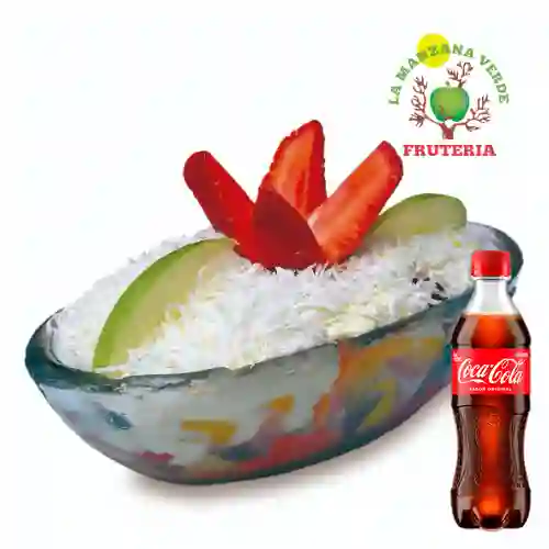 Combo Ensalada de Frutas +Cocacola Orig 400ml