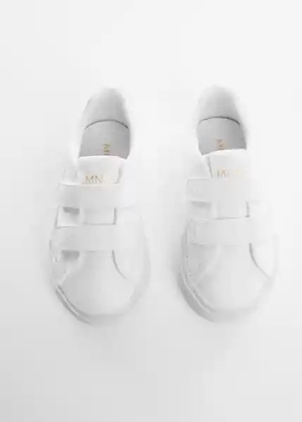 Zapatos Deportiva Adamb Niños Blanco Talla 21 Mango