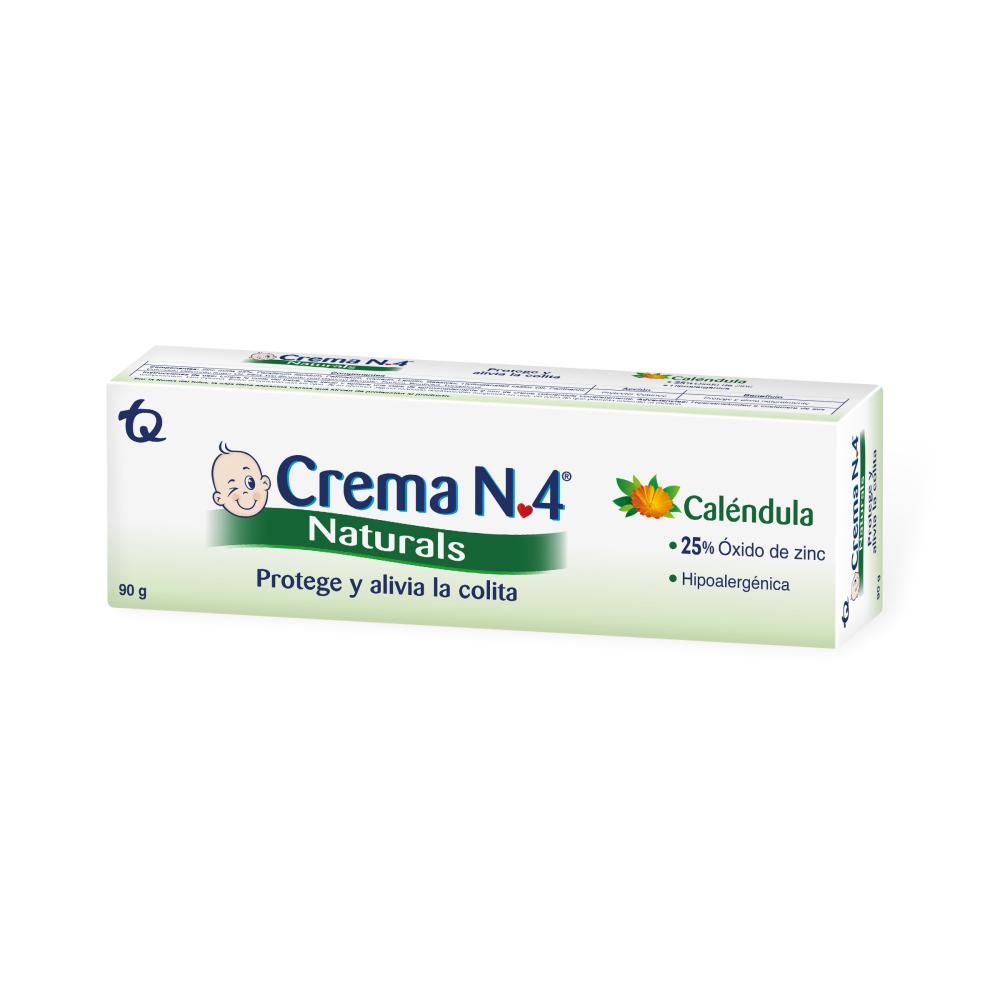Crema No. 4 Crema Antipañalitis Naturals con Caléndula 90 g