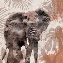 Canvas 20x20 Cm Animales 03