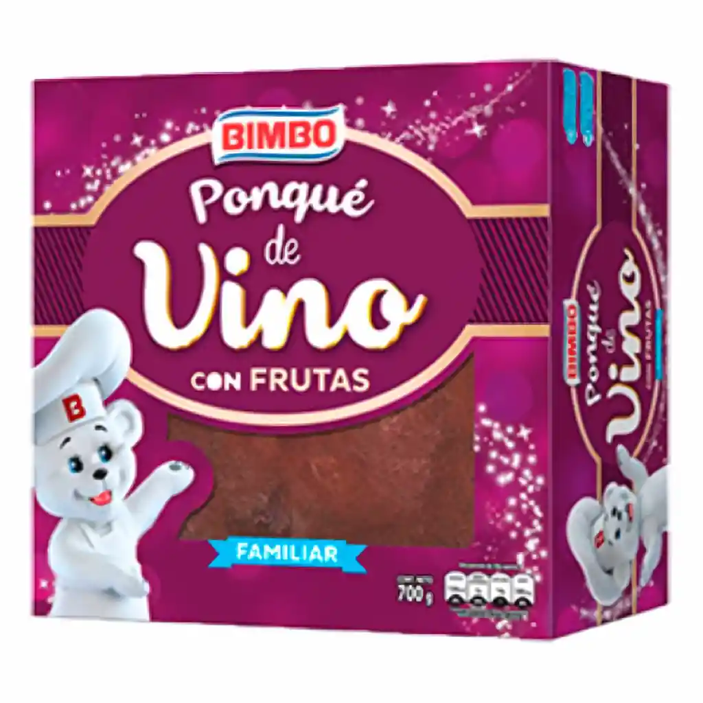 Ponque Vino Bimbo 700 G