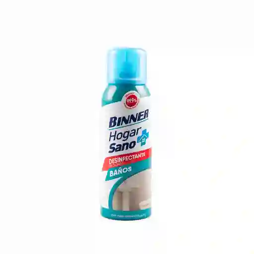 Binner Desinfectante en Espuma Sin Cloro Baños 400 mL