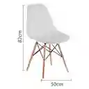 Silla Eames Adult Blanco Ekonomodo Design Ekms235b