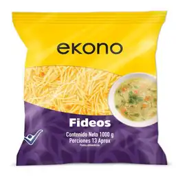 Pasta Tipo Fideos Ekono