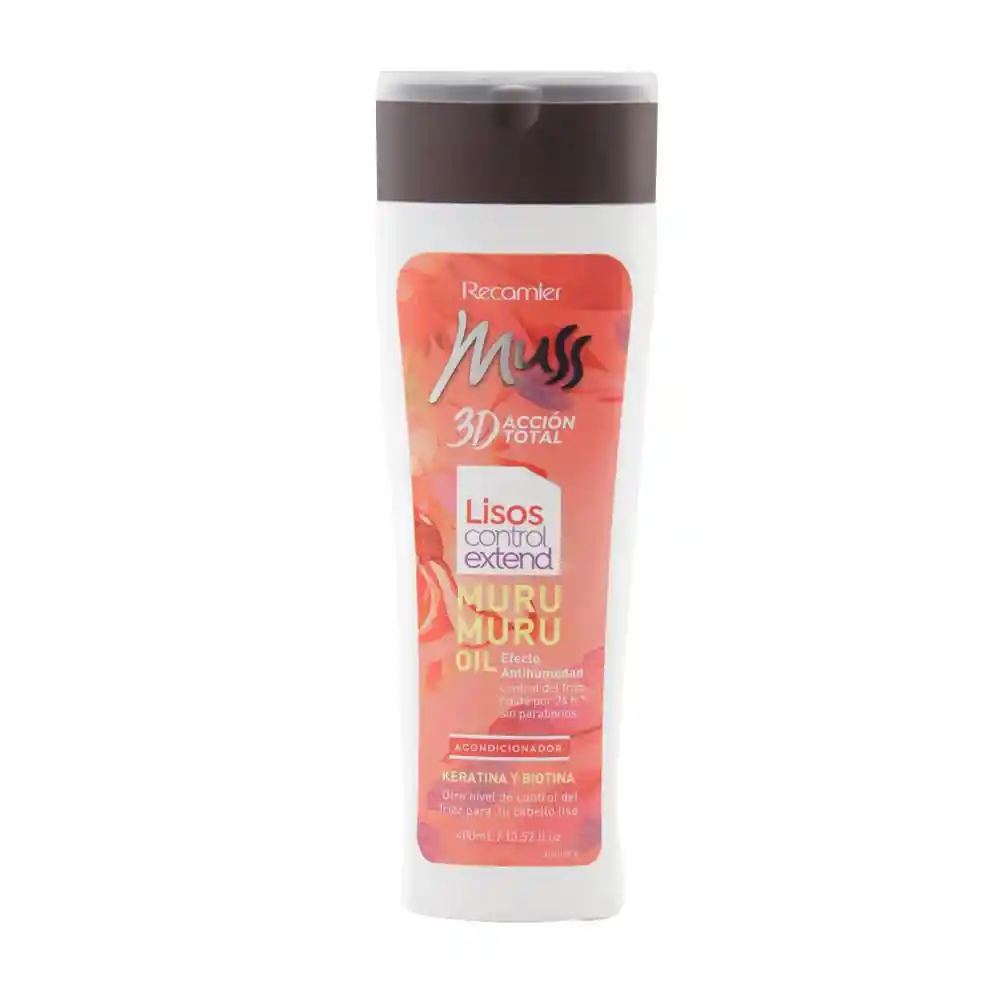 Muss Acondicionador 3D Acción Total Muru Muru Oil