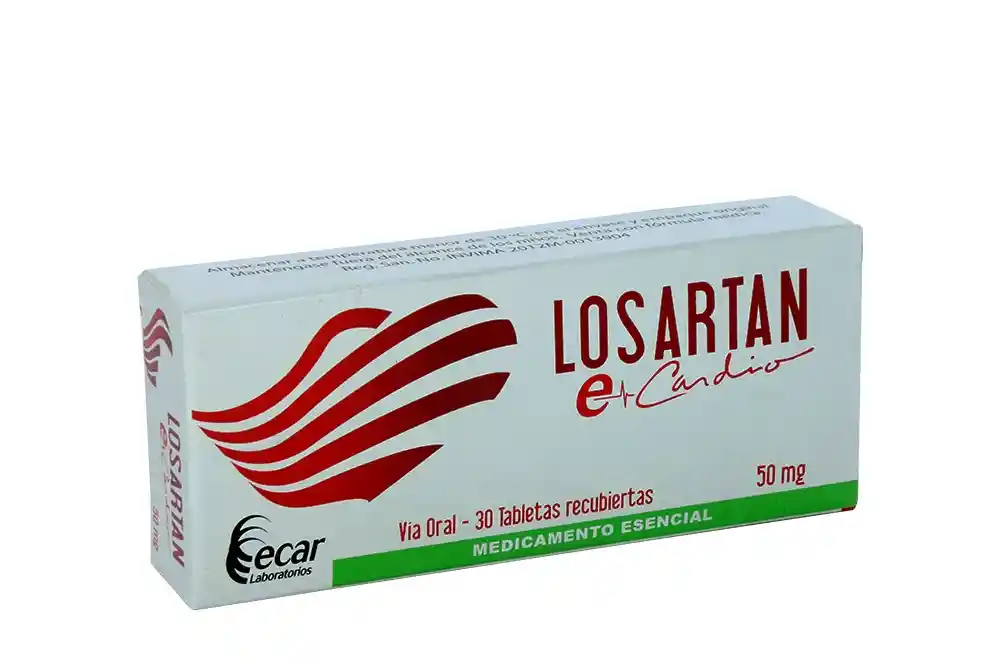 Ecar Losartán Tabletas (50 mg)
