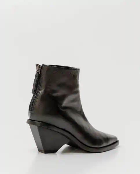 Botas Western Femenino Negro Sombrío Ultraoscuro T.37 Chevignon