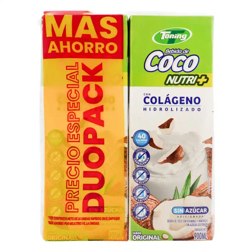 Toning Bebida Coco Sin Azúcar