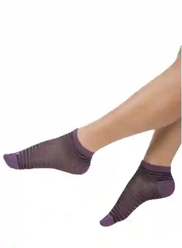 Tobillera Rayas Fondo Jaspe U-morado
