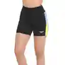 Pantalon Leggings Corto Curious Drizzle Mujer Negro-xl