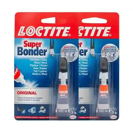 Loctite Pegamento Super Bonder Original
