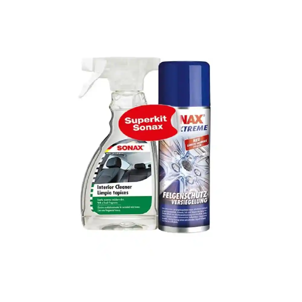 Sonax Kit Limpia Tapices + Sellador De Rines