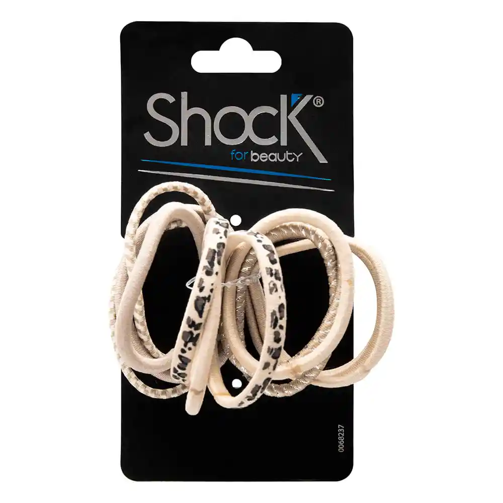 Shock Caucho Beige Surtido Blister