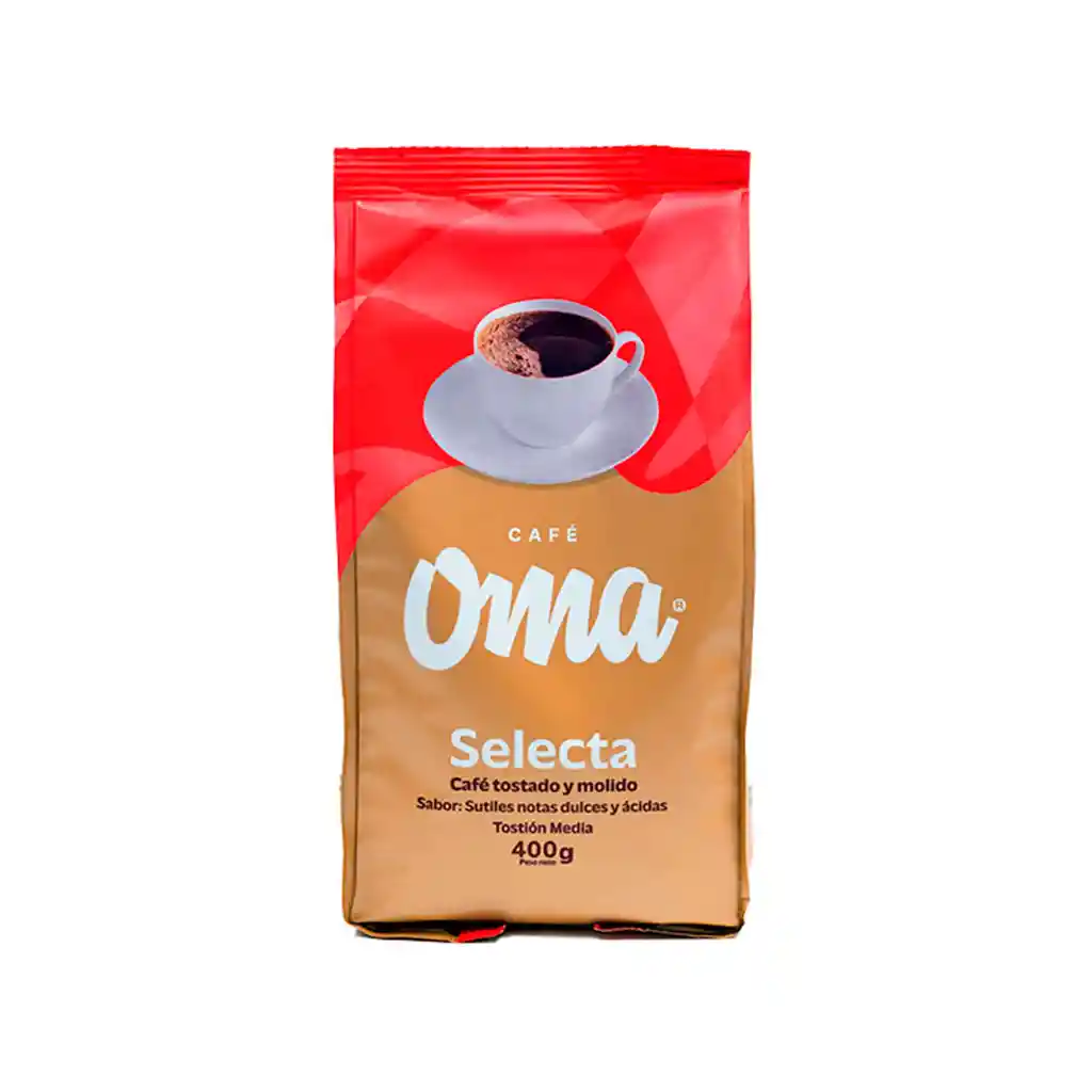 Oma Café Tostado Molido Selecta 400g
