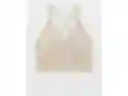 American Eagle Bralette Aerie Candy Satín Suave Talla X-Large