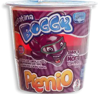 Gelatina Boggy Sabor A Mora