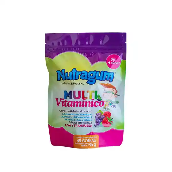 Nutragum Multivitamínico Gomas Sin Azúcar