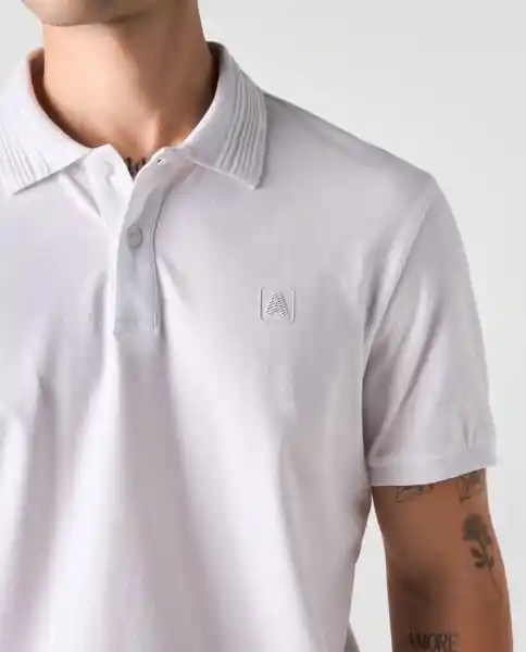 Camiseta Polo Hombre Blanco T. L 802G010_BLA110601 Americanino
