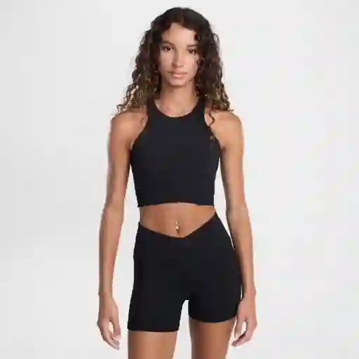 Nike Crop 1 Hn Twist Bra Mujer Negro M FV6500-010