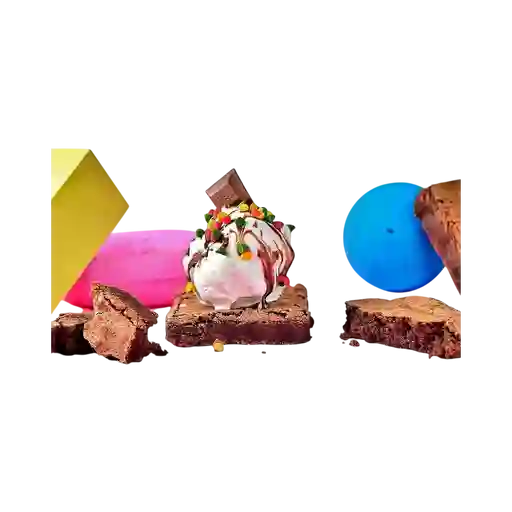Brownie con Helado