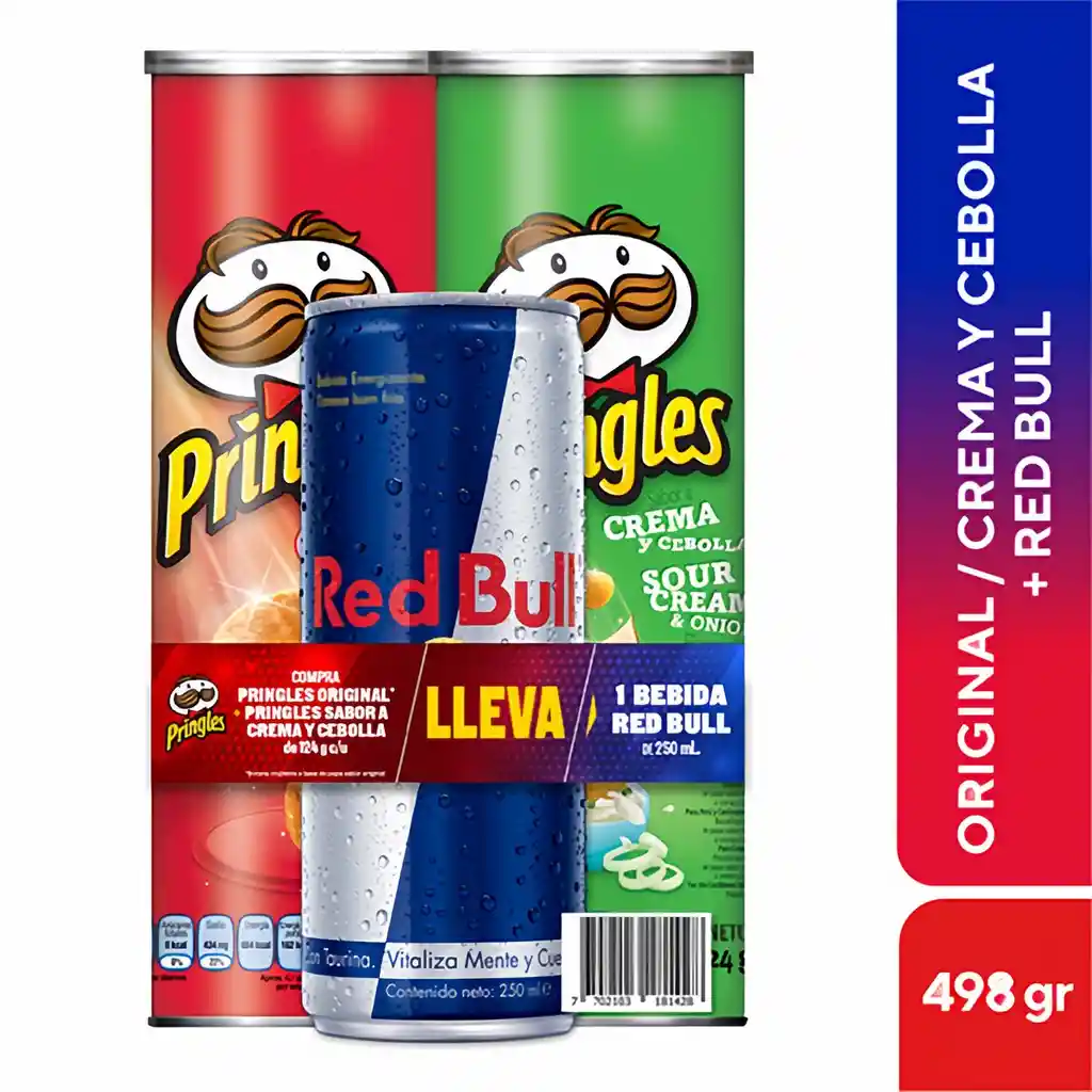 Duo Papas Pringles + Redbull