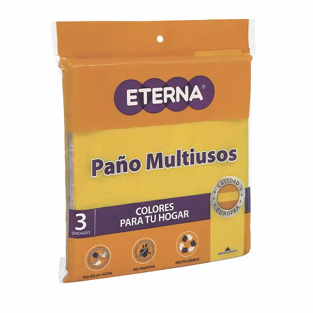Eterna Paño Multiusos Colores Para tu Hogar