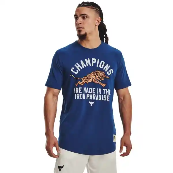 Under Armour Camiseta Hombre Azul T SM 1376897-471