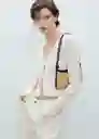 Cárdigan Patri Blanco Talla XS Mujer Mango