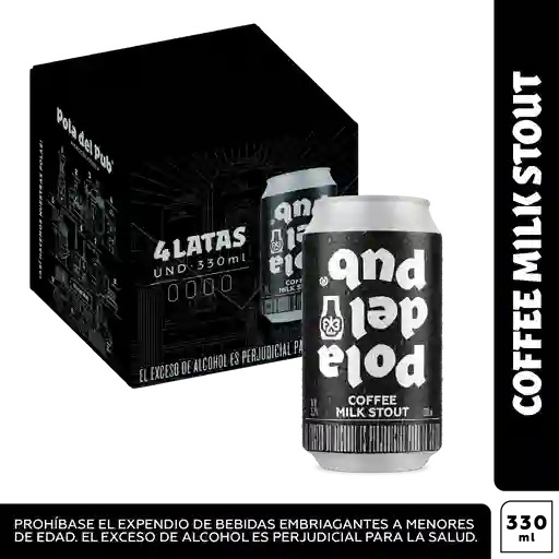 Pola del pub 4pack coffee milk 330 ml