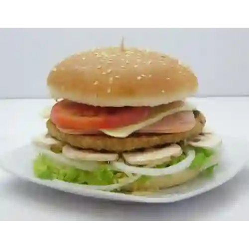 Hamburguesa Pollo Champiñon